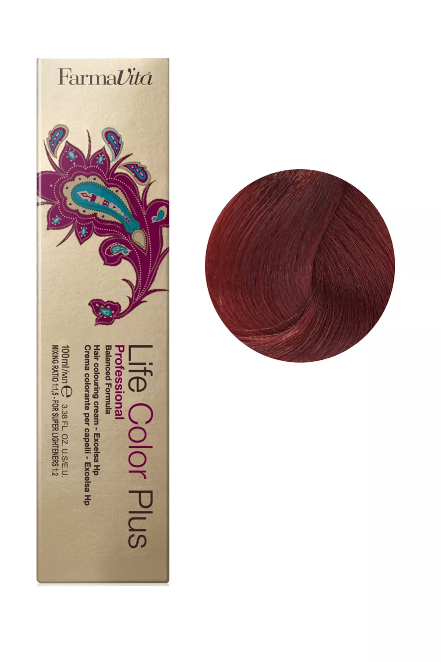 7/66 блондин насичений червоний Фарба для волосся 100 мл.Life Color Plus FarmaVita