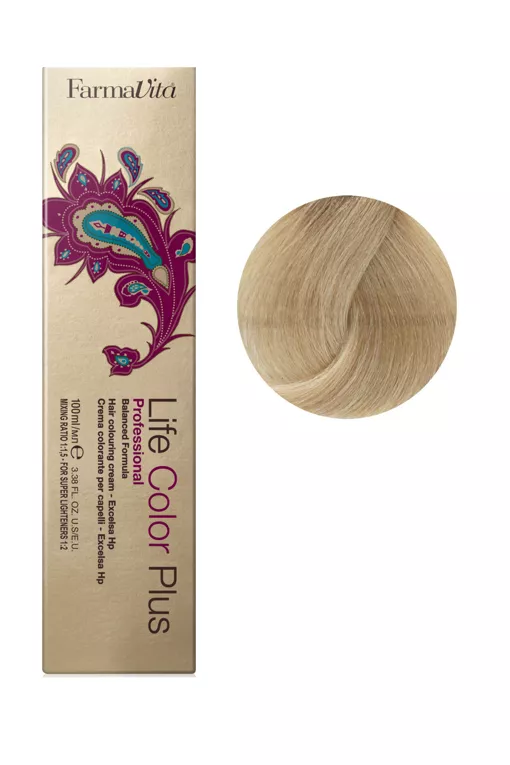 9/02 дуже світлий блондин перлинний Фарба для волосся 100 мл.Life Color Plus FarmaVita
