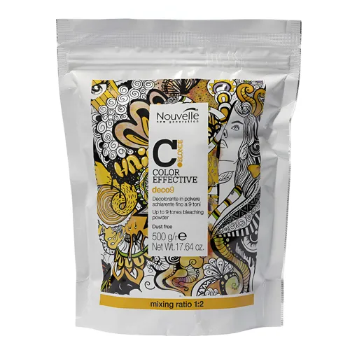Освітлювальна пудра для волосся (9 levels), 500 г Deco9 COLOR EFFECTIVE BLONDE Nouvelle