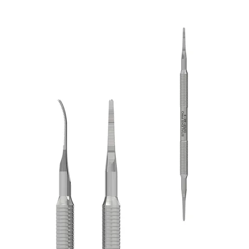 Лопатка педикюрна EXPERT 60 TYPE 3 (пилка пряма та пилка із загнутим кінцем) PE-60/3 STALEKS PRO