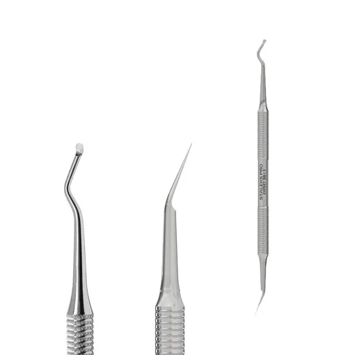 Лопатка педикюрна EXPERT 20 TYPE 1 (кюретка &ldquo;напівсфера&rdquo; та піка) PE-20/1 STALEKS PRO