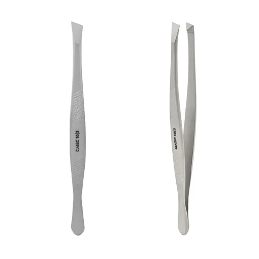 Пінцет для брів CLASSIC 10 TYPE 3 (широкий скошений) TC-10/3 STALEKS 