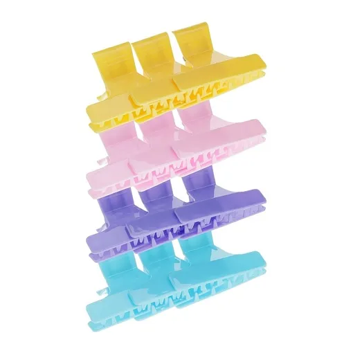 Затискач для волосся (1 шт) пластмасовий (кольоровий) 3150025/705052 Comair Germany