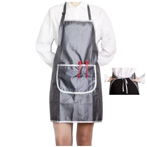 Фартух короткий на зав`язках (срібний) BN96017 PROLine
