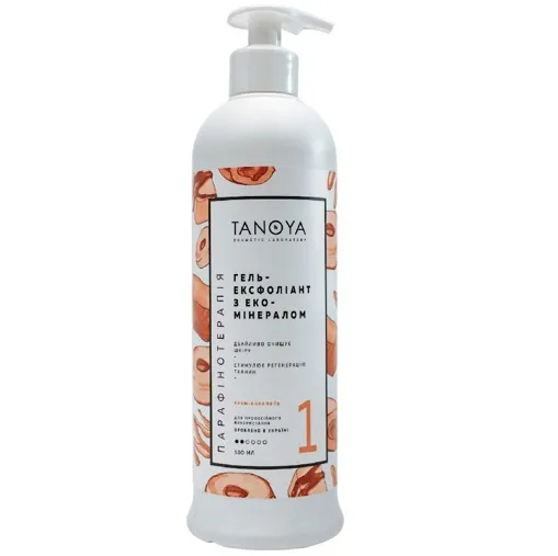 Гель-ексфоліант з еко-мінералом (скраб) №1 &laquo;Крем-Карамель&raquo;, 500 мл TANOYA Парафінотерапія 