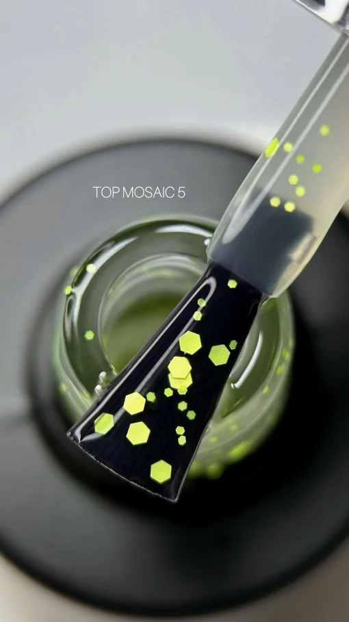 Топ матовий, 9 мл №05 MOSAIC TOP SAGA Professional