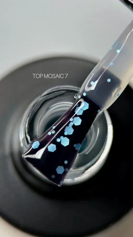 Топ матовий, 9 мл №07 MOSAIC TOP SAGA Professional