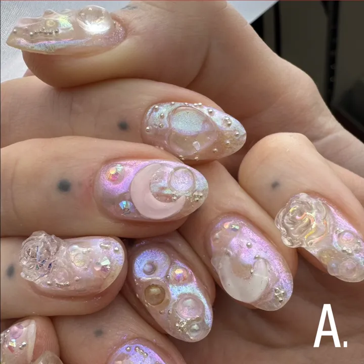 Втирка-хамелеон для нігтів, 0,5г №04 Aurora Powder ADORE