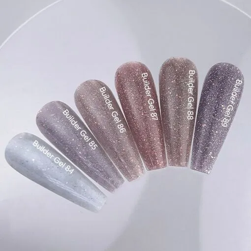 Гель для нарощування нігтів світловідбиваючий, 15 мл №085 Колір: Рожево-молочний з опаловим блиском Builder Gel NAILSOFTHEDAY