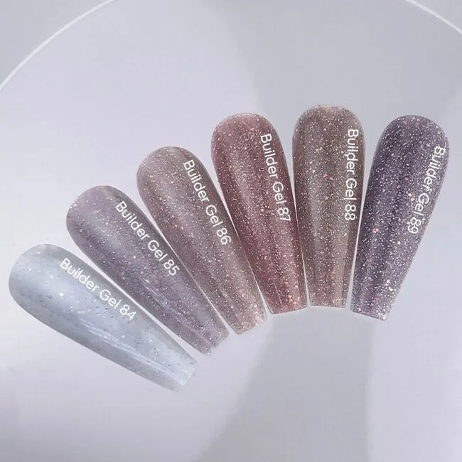 Гель для нарощування нігтів світловідбиваючий, 15 мл №084 Колір: Молочний з опаловим блиском Builder Gel NAILSOFTHEDAY