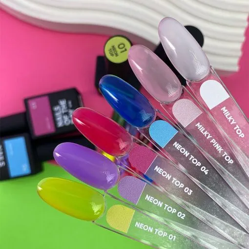 Топ неоновий без липкого шару, 10 мл №04 NEON TOP NAILSOFTHEDAY