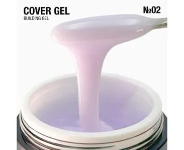 Гель для нарощування з помпою №02, 30g Cover Building Gel  ADORE