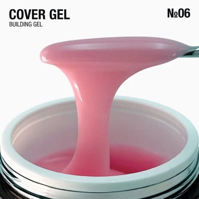 Гель для нарощування з помпою №06, 30g Cover Building Gel  ADORE