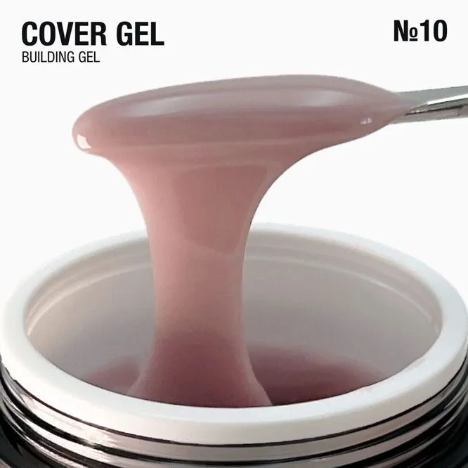 Гель для нарощування з помпою №10, 30g Cover Building Gel  ADORE