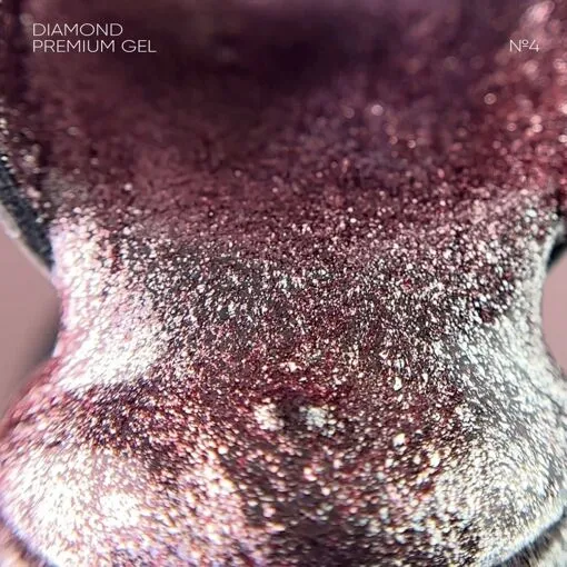 Гель-лак з металевою поталлю, 5 мл №04 Diamond Premium gel &ndash; gel polish NAILSOFTHEDAY 