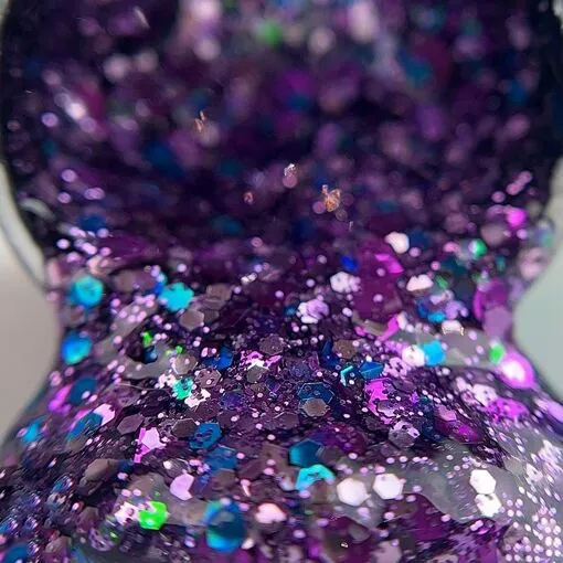 Гель для дизайну з шестигранниками різного розміру та глітером для нігтів, 5 мл №03 Dream Gel NAILSOFTHEDAY