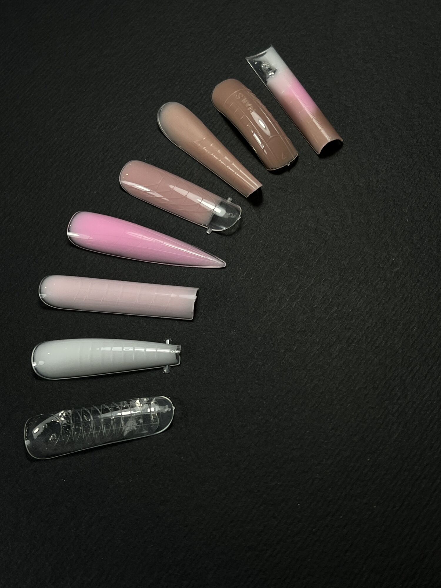 Верхні форми, 120 шт Type-6, Форма: Квадрат арочний для часткової корекції/нарощування нігтів Dual Form Square NAILSOFTHEDAY