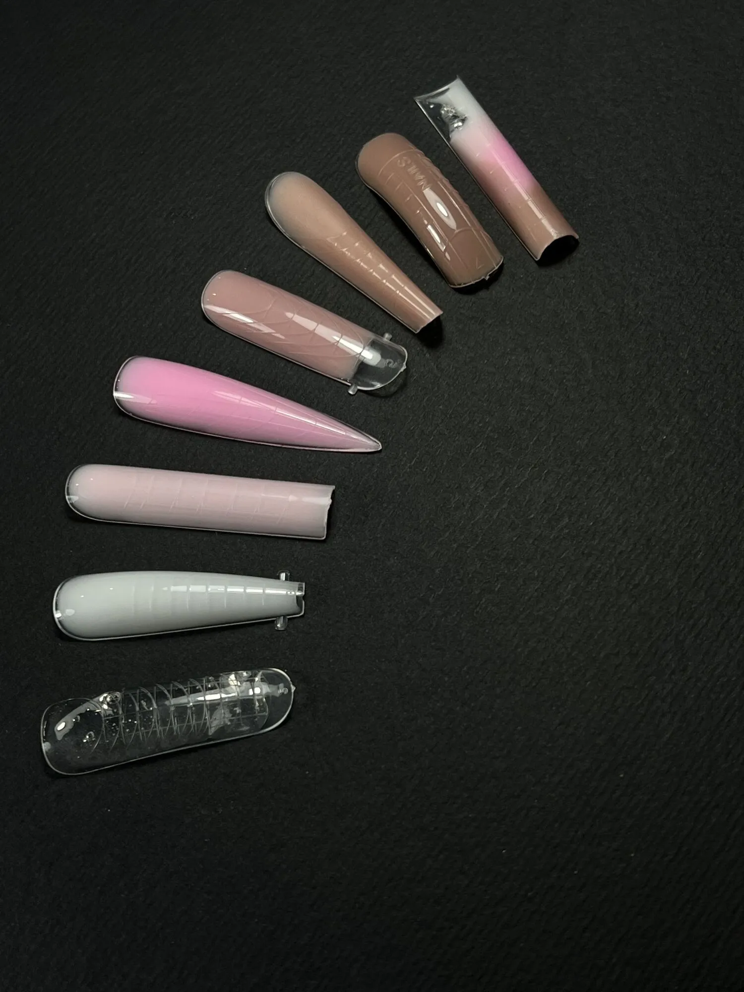 Верхні форми, 130 шт Type-2, Форма: Широкий квадрат/мигдаль Dual Form Square NAILSOFTHEDAY