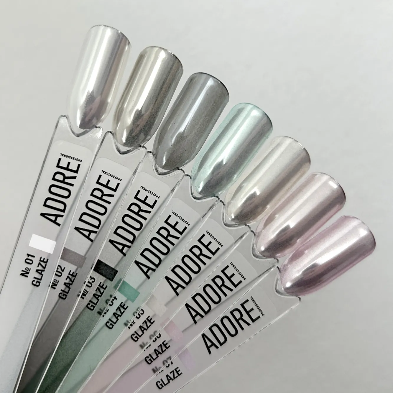 Втирка - глазу для нігтів, 0,5 г №03 Glaze Powder ADORE