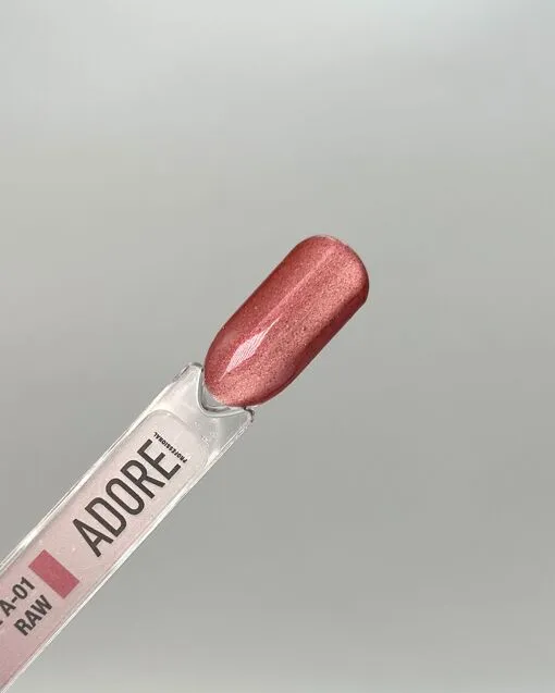 Гель-лак скляне "котяче око"- хамелеон A-01 колір: Вишневий Aura Cat`s Eye Gel Polish ADORE