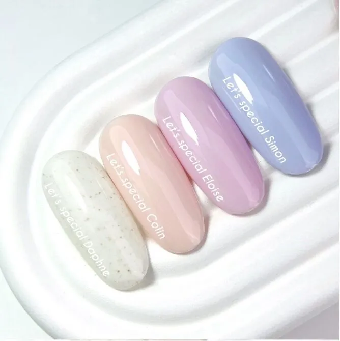 Гель-лак з золотою поталлю, 10 мл Let`s spesial DAPHINE /№189 Gel Polish NAILSOFTHEDAY 