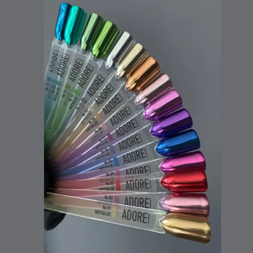 Металева хромована втирка, 0,5 г №04 Metallic Powder ADORE