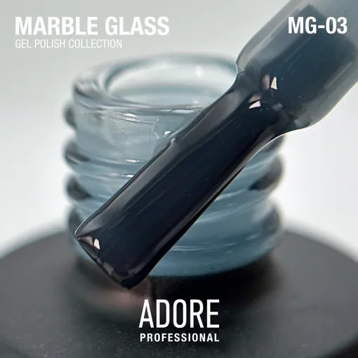 Гель-лак вітражний, 8 мл № MG-03 Marble Glass Gel Polish ADORE
