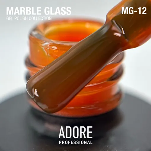 Гель-лак вітражний, 8 мл № MG-12 Marble Glass Gel Polish ADORE