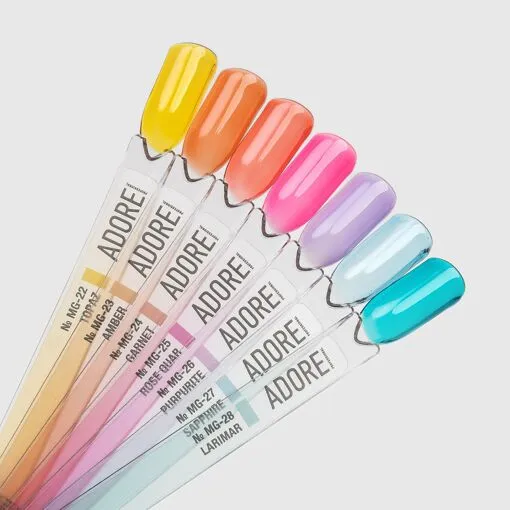 Гель-лак вітражний, 8 мл № MG-27 Marble Glass Gel Polish ADORE