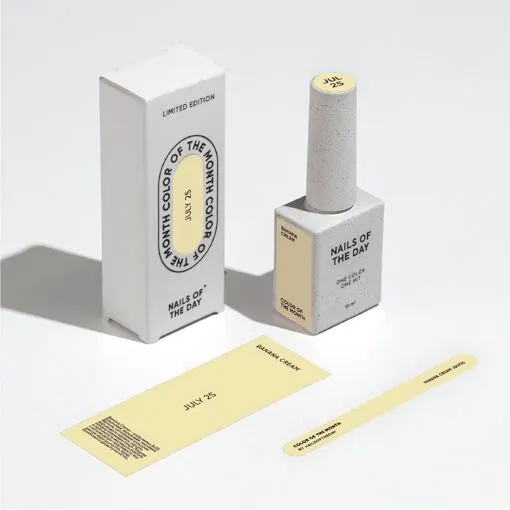 Гель-лак, 10 мл лімітована колекція Let`s Spesial JULY 25/ BANANA CREAM Gel Polish NAILSOFTHEDAY