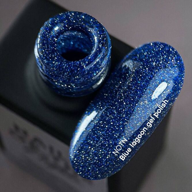 Гель-лак світловідбиваючий, 10 мл BLUE LAGOON Night Gel Polish NAILSOFTHENIGHT 