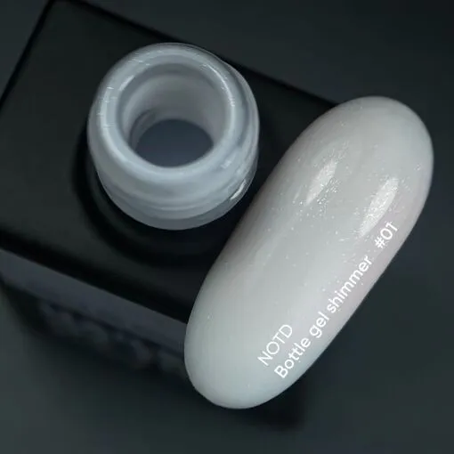 Гель рідкий з шимером для укріплення нігтів, 10 мл №01 Shimmer Bottle Gel NAILSOFTHEDAY