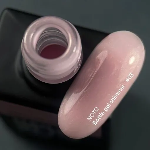 Гель рідкий з шимером для укріплення нігтів, 10 мл №03 Shimmer Bottle Gel NAILSOFTHEDAY