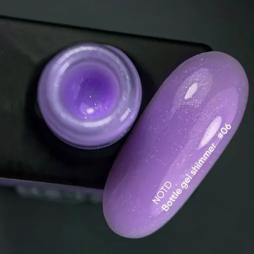 Гель рідкий з шимером для укріплення нігтів, 10 мл №06 Shimmer Bottle Gel NAILSOFTHEDAY