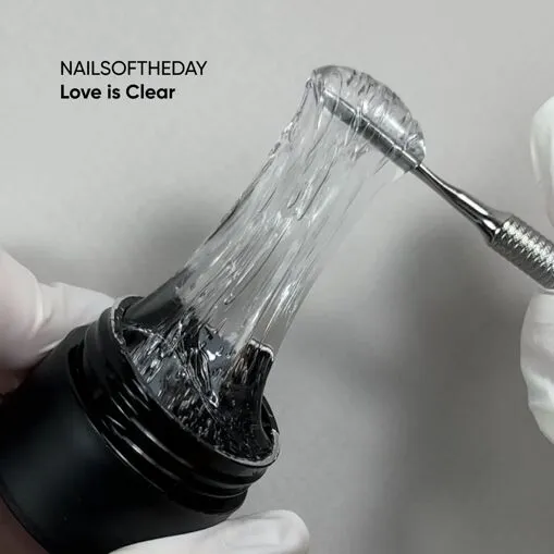 Гель-жуйка для створення об`ємних дизайнів, 15 г Love is... Clear NAILSOFTHEDAY 