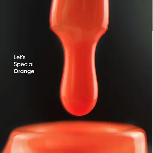 Гель-лак, 10 мл Let`s spesial ORANGE Gel Polish NAILSOFTHEDAY 