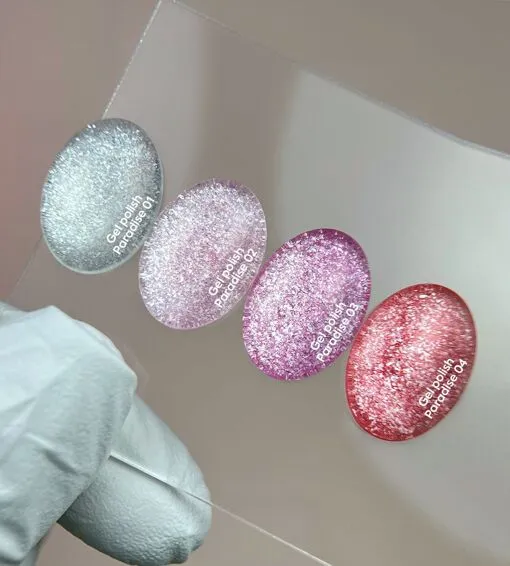 Гель-лак з яскравими блискітками, 10 мл №02 PARADISE Gel polish NAILSOFTHEDAY 
