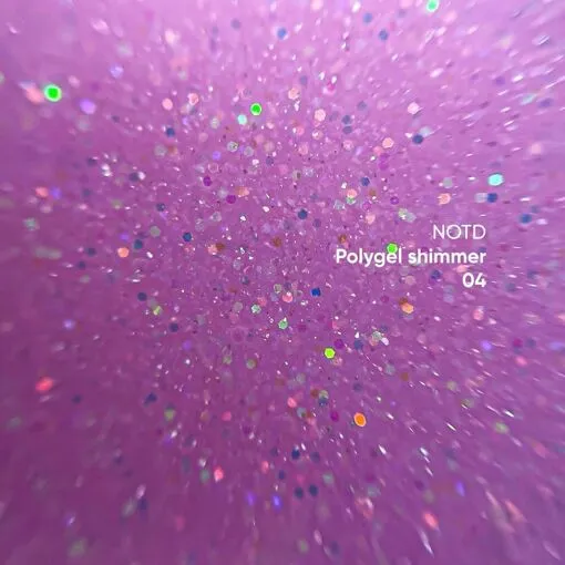 Полігель із шимером, 30 мл №04 SHIMMER Poly Gel NAILSOFTHEDAY