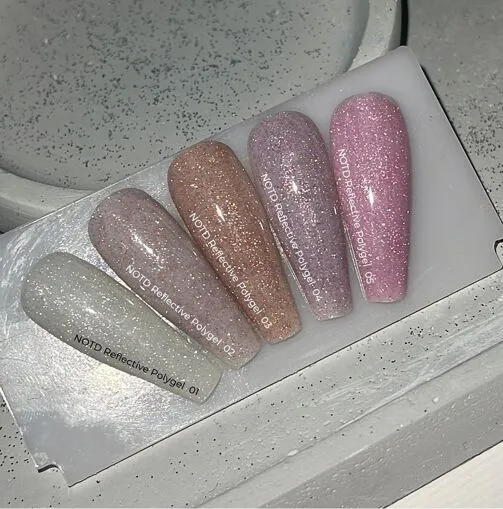 Полігель світловідбиваючий рідкий, 15 мл №02 Reflective Poly Gel NAILSOFTHENIGHT