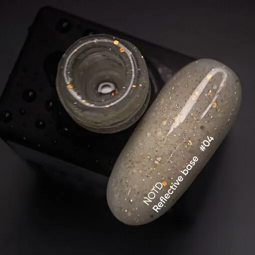 База камуфлююча, світловідбиваюча з шимером, 10 мл №04 Reflective Base NAILSOFTHENIGHT
