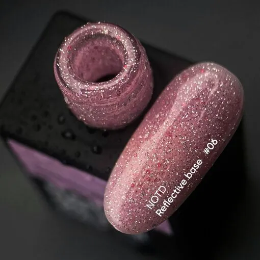 База камуфлююча, світловідбиваюча з шимером, 10 мл №06 Reflective Base NAILSOFTHENIGHT