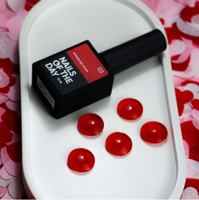 Гель-лак вітражний, 10 мл №02 Vitrage Gel Рolish NAILSOFTHEDAY 