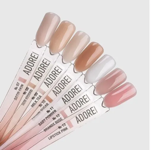 Гель для нарощування нігтв - наповнювач для помпи, 60 г  №11 "Baby powder" One Drop Gel ADORE