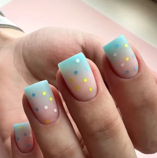 Топ матовий з конфеті, без липкого шару та без UV-фільтрів, 10 мл  Party Top Matte NAILSOFTHEDAY