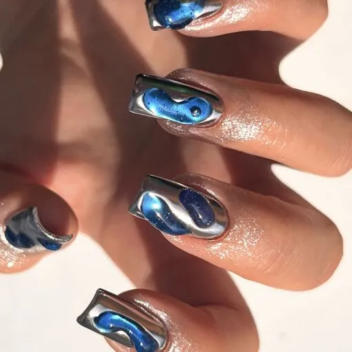 Металева хромована втирка, 0,5 г №11 Metallic Powder ADORE