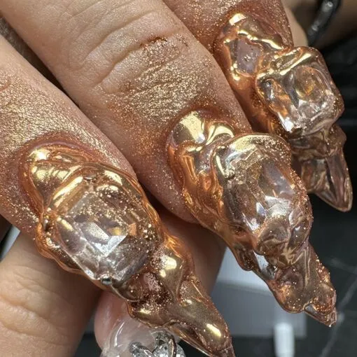 Металева хромована втирка, 0,5 г №09 Metallic Powder ADORE