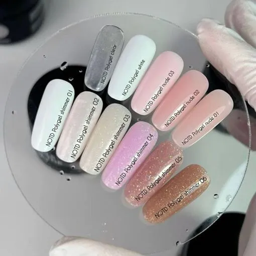 Полігель із шимером, 30 мл №01 SHIMMER Poly Gel NAILSOFTHEDAY