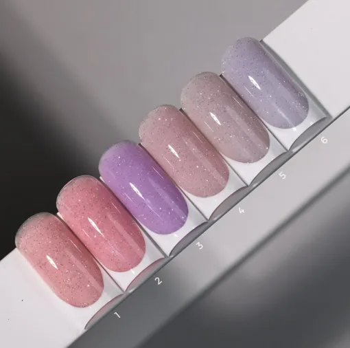 Гель для нарощування та укріплення нігтів зі світловідбиваючим ефектом, 15 мл №06 Night Builder Gel SAGA Professional