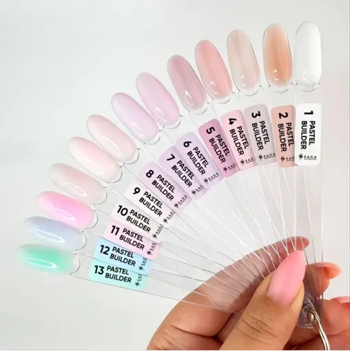 Гель для нарощування та укріплення нігтів, 15 мл №05 Pastel Builder Gel SAGA Professional