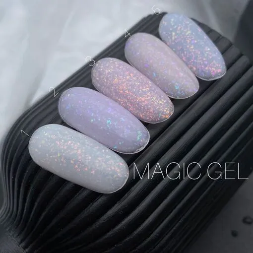 Гель для нарощування нігтів з поталлю, 15 мл №03 Magic Builder Gel SAGA Professional